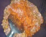 A picture of step 1 of Kachri qeema.