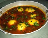 A picture of step 6 of Egg Curry.