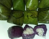 Foto langkah ke 6 dari resep Lepat Bugis Ubi Ungu.