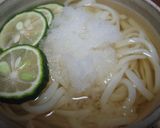 A picture of step 8 of Sudachi Noodles - Use Udon, Somen or Hiyamugi Noodles.