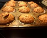 A picture of step 5 of Sunshines banana nut muffins.