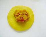A picture of step 5 of Halloween Manju.