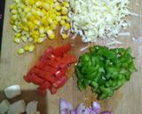 A picture of step 1 of Veggie taco.