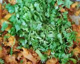 A picture of step 11 of Aloo gobhi.