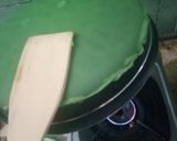 Foto langkah ke 3 dari resep Es Pisang Ijo kulit dadar | wajan kwalik.