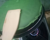 Foto langkah ke 3 dari resep Es Pisang Ijo kulit dadar | wajan kwalik.
