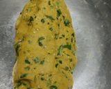 A picture of step 2 of થેપલા.