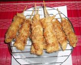 A picture of step 6 of This is Cheap! Unpretentious Fried Meat Skewers with Fresh Ginger.