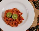 Foto langkah ke 3 dari resep Sambal matah honje merah.