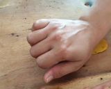 A picture of step 5 of Fafda Gathiya.