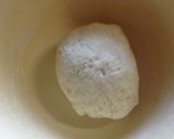 A picture of step 3 of A Flavor of Shinshū Nozawana Oyaki (Savory Buns Filled With Pickled Greens).
