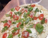 A picture of step 9 of Tortilla Pizza.
