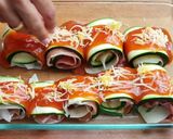 Foto del paso 5 de la receta: ROLLITOS DE Calabacín, Jamón SERRANO Y QUESO