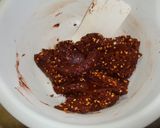 A picture of step 5 of Butter and Egg-free Chocolate Nut Cookies.