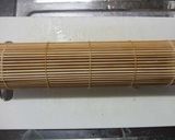 A picture of step 8 of Salad Rolls My Way of Rolling and Cutting.