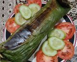 Foto langkah ke 11 dari resep Nasi Bakar Cumi Asin Kemangi a la Yoiko's.