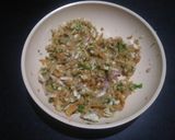 A picture of step 2 of Veg flower dumplings.