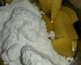 A picture of step 1 of Sweet Mango Rava Appe.