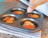 รูปขั้นตอนการทำที่ 4 ของ Egg muffin ไข่อบ เมนูอาหารเช้าง่ายๆ จากหม้ออบลมร้อน ในเวลาเร่งรีบ