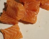 Une image de l'étape 2 de Tagliatelles saumon crevettes.