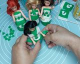 A picture of step 8 of Mini Readymade cupcakes fondant dolls 🇵🇰.