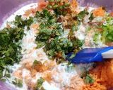 A picture of step 4 of Veg Rice Pancake.