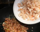 A picture of step 4 of Chicken And Rice Perlow With Shrimp and Spicy Smoked Sausage.