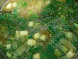 Soto ayam kuah kuning (tanpa santan)