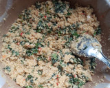 A picture of step 3 of Dambun shinkafa.