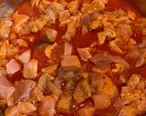 Sertéspörkölt recept fázis 2 fotója
