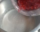 A picture of step 1 of Pomegranate tea.