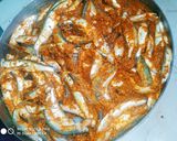 A picture of step 2 of Sorshe Hilsha Maach Curry.
