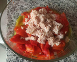 Foto del paso 7 de la receta: Aliño de pimientos asados y atún al Microondas