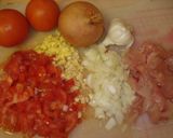 A picture of step 2 of Chicken Dal Curry.