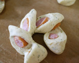 A picture of step 7 of Sausage Bread with Basil.