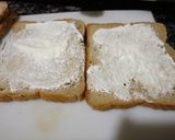 A picture of step 1 of Leftover kele ki sabzi sandwich.