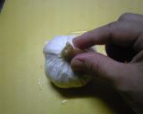 A picture of step 5 of Secret Technique! How to Peel Garlic Easy in a Microwave.