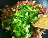 A picture of step 2 of Egg wrapped fried rice | omurice rice/Omelette rice.