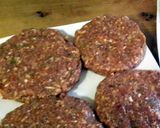 A picture of step 5 of Triple Cheese Centre Burger Patty.