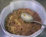 A picture of step 5 of Mandarin Orange Mousse Cake with Tofu.