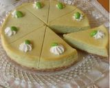 A picture of step 10 of Edamame (Zunda) Cheesecake.
