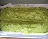 A picture of step 4 of Matcha Milk Pound Cake with White Chocolate.
