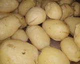 A picture of step 1 of Aloo ke Kabab.