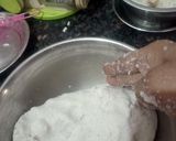 मोटा रोटी चावल आटे की ( mota roti chawal aate ki recipe in Hindi रेसिपी चरण 2 फोटो