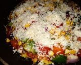 A picture of step 4 of Sooji Veg Pizza.