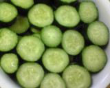 A picture of step 1 of Nostalgic Pickled Cucumbers.