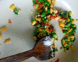 A picture of step 4 of Penne Pasta in Bechamel Sauce.