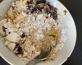 Une image de l'étape 1 de Bolwcake Healthy chocolat noir banane.