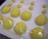 A picture of step 5 of Merry Christmas! Red Nosed Reindeer Steamed Meat Buns.