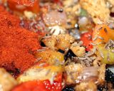 A picture of step 5 of Sig's Hungarian Pepper and Tofu Stew.